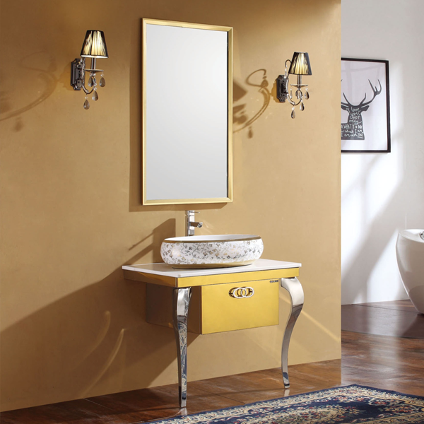 Tủ lavabo liền gương 6016