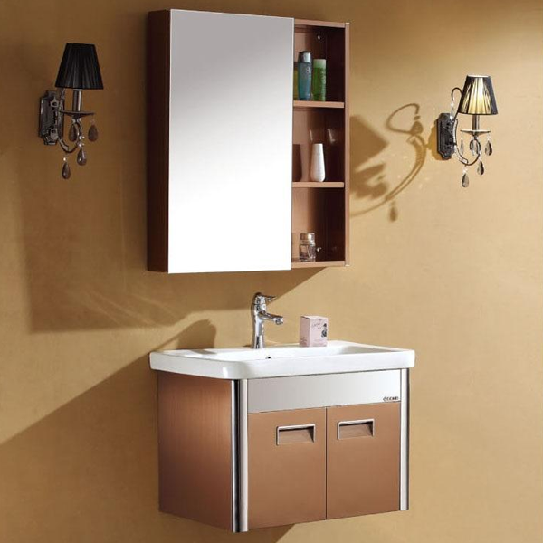 Tủ lavabo liền gương 6053