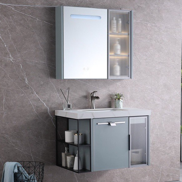 Tủ lavabo liền gương 9040-80