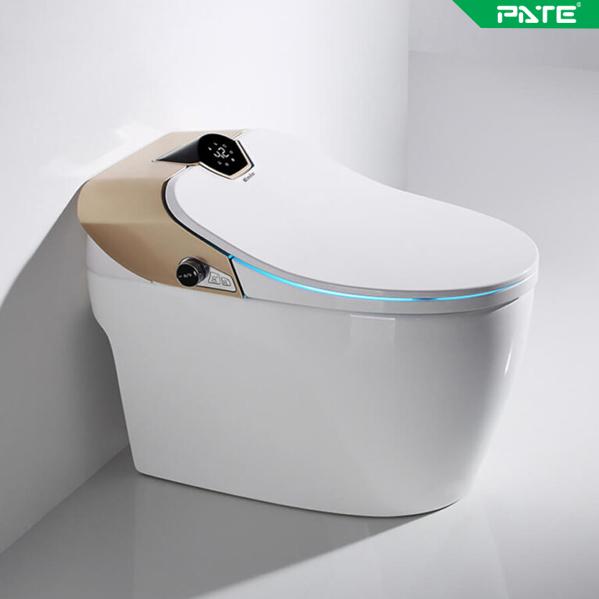 Bồn cầu thông minh I11 Viền vàng