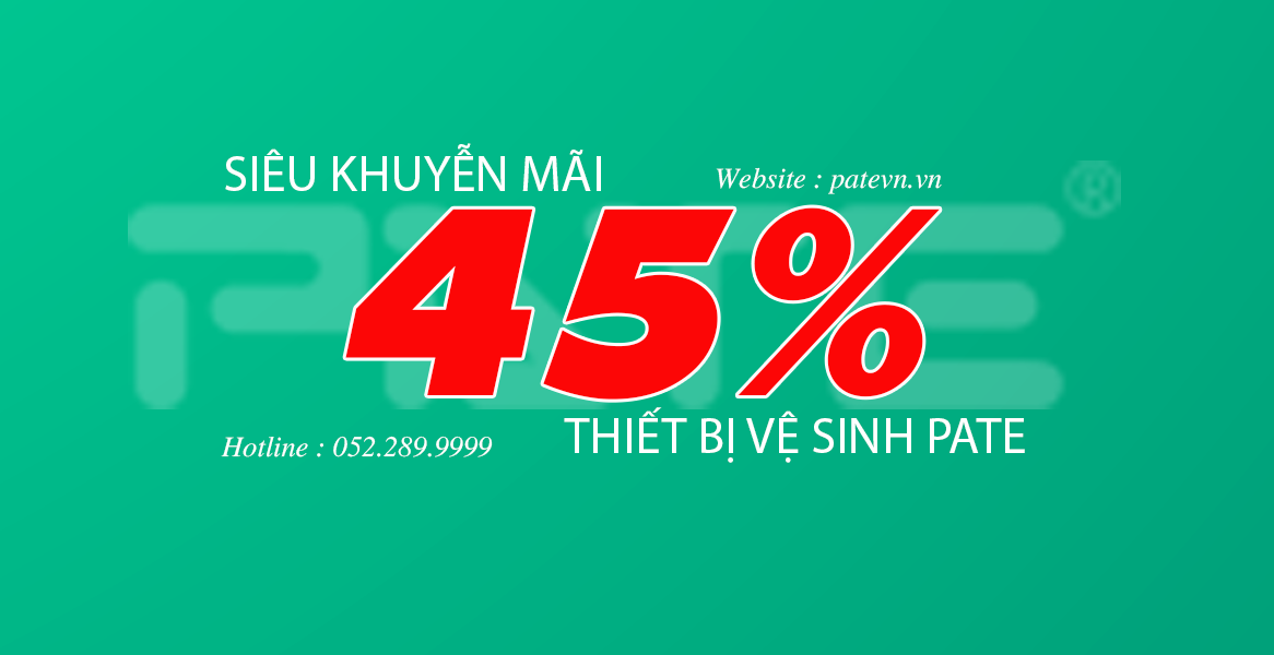 Chương trình tháng 10 | Bão giảm giá 45% cho thiết bị vệ sinh